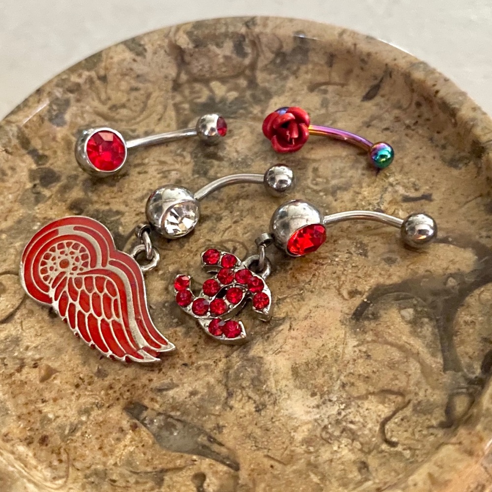 Belly button rings!